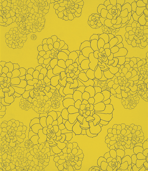 Обои Paint and Paper Library Tresco Aeonium Gamboge 0393AEGAMBO